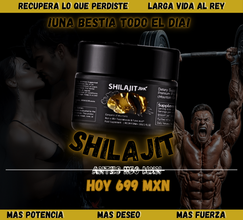 Shilajit 100% Puro💎 |¡Vuelve a ser la bestia que ella desea!🔥